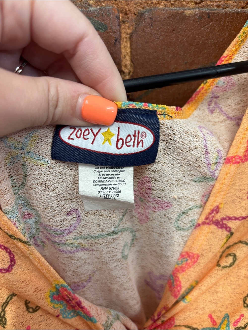 Vintage Y2K Zoey Beth Babydoll Tunic Top Size Small - Picture 2 of 4